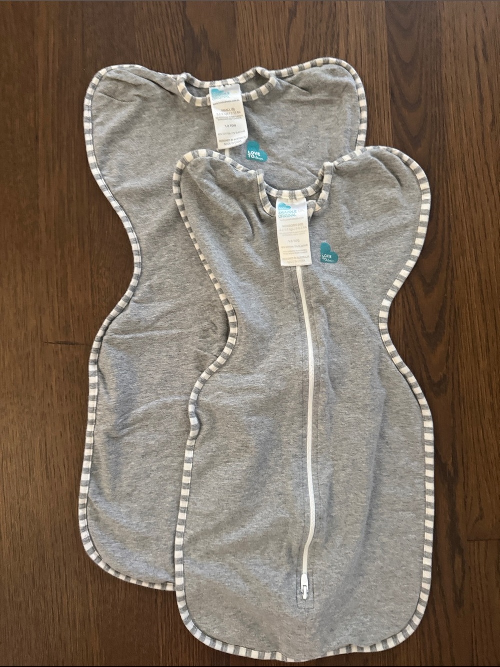 Love to Dream Swaddle Sleep Sack Set - Pink & Gray